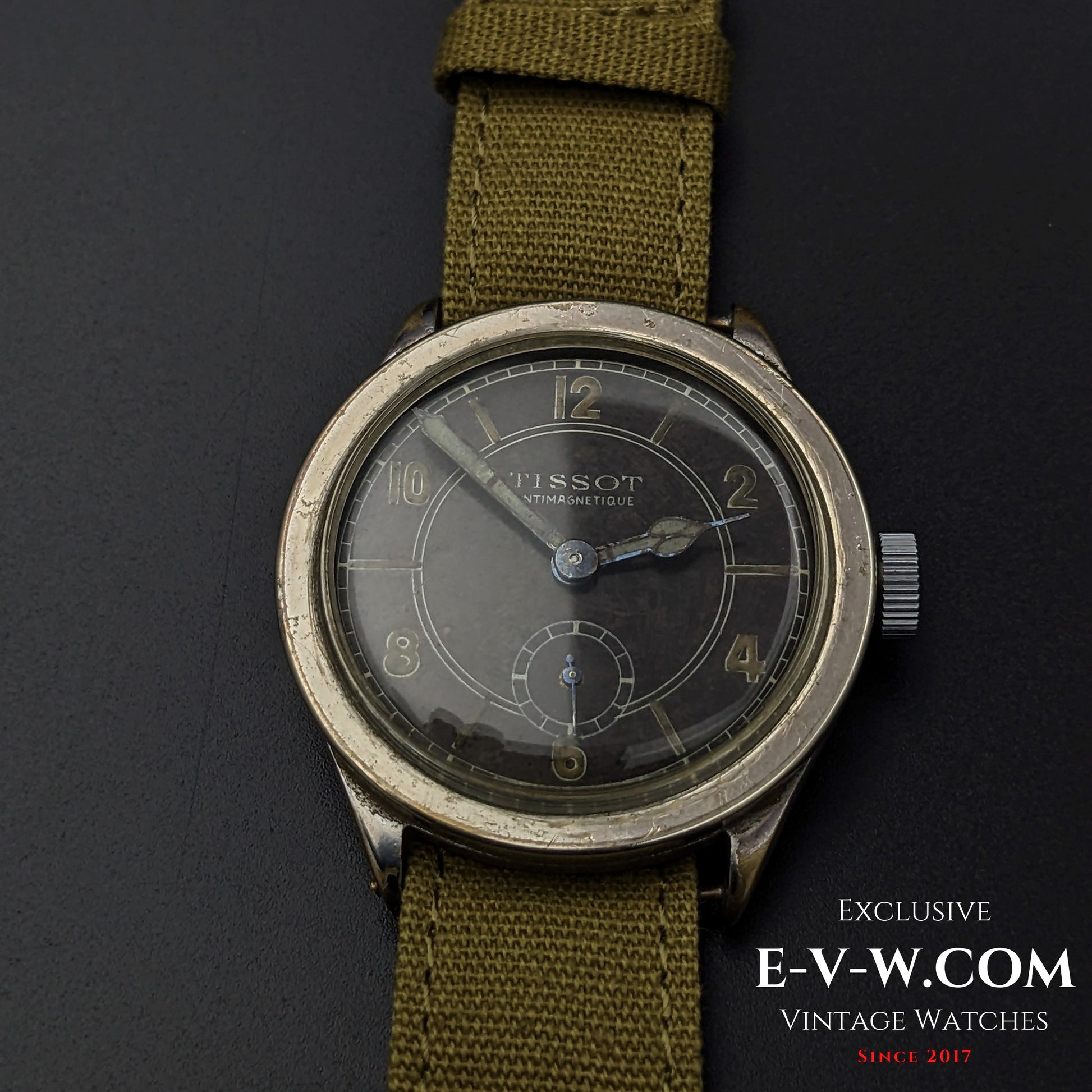 84 Years Old Vintage Tissot Military WWII / Jumbo 38,5mm / Cal. 27 / Vintage 194084 Years Old Vintage Tissot Military WWII / Jumbo 38,5mm / Cal. 27 / Vintage 1940