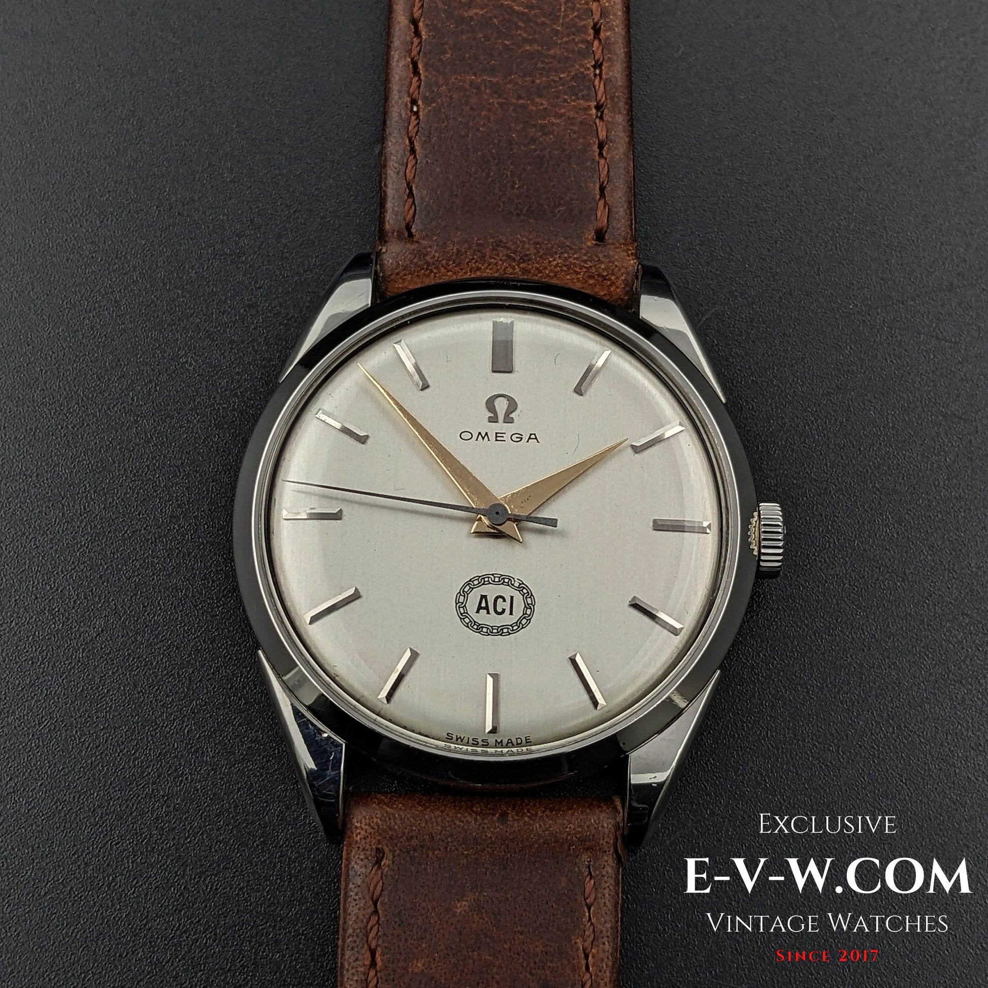 66 Years Old Vintage Omega "ACI" / Ref. 2910 8SC / Cal. 284 (30T2) / Vintage 1958