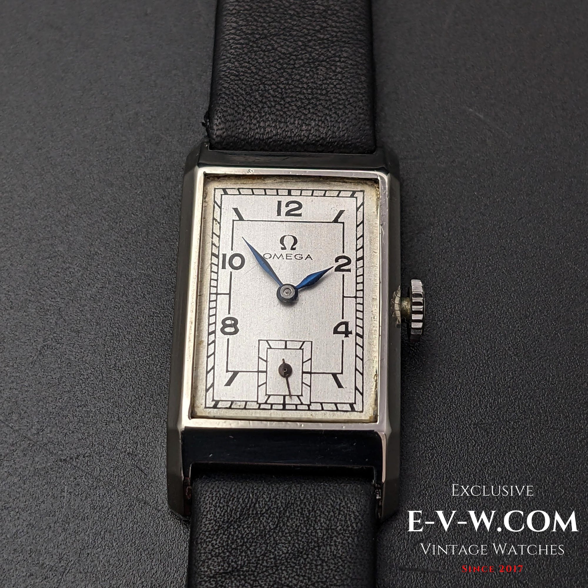 85 Years Old Vintage Omega Tank / Art Deco / Cal. T17 / Vintage 1939