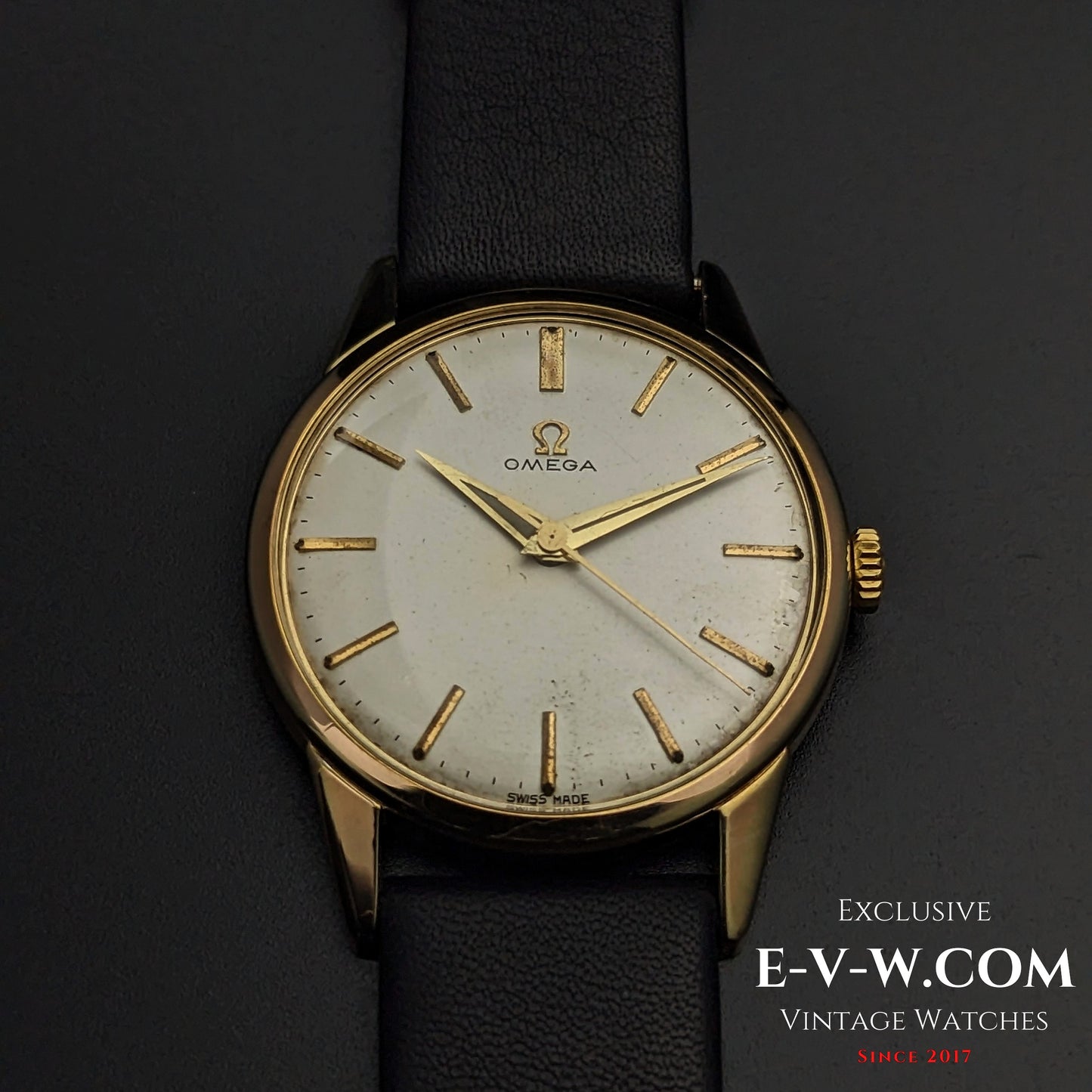 63 Years Old Vintage Omega Gold plated / Ref. 14395 61 SC / Cal. 285 (30T2) / Vintage 1961