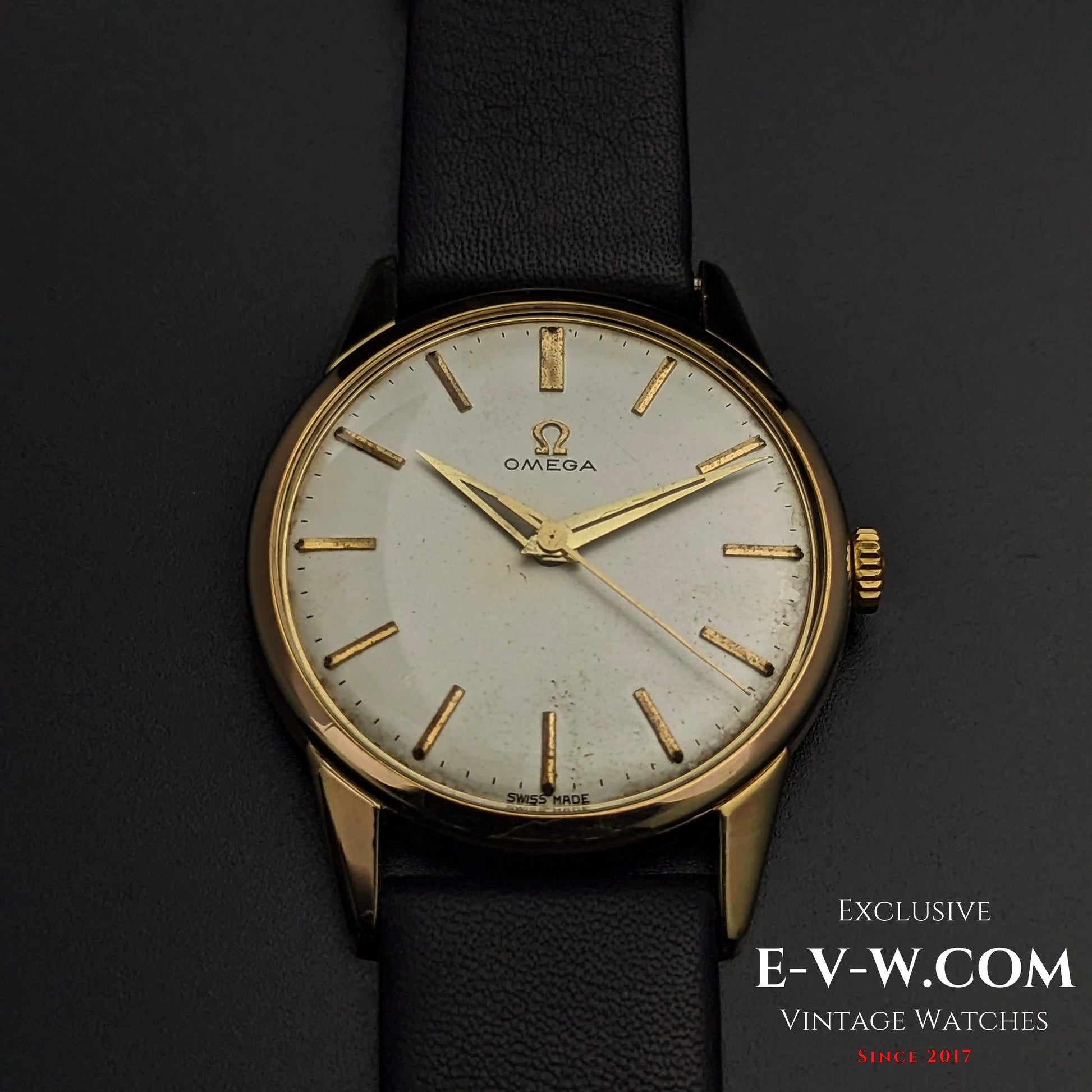 63 Years Old Vintage Omega Gold plated / Ref. 14395 61 SC / Cal. 285 (30T2) / Vintage 1961