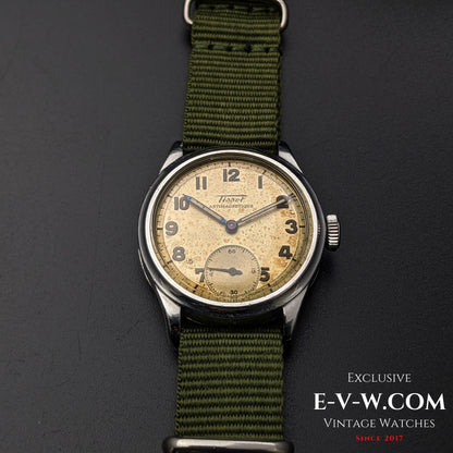 80 Years Old Vintage Tissot Military WWII / Cal. 27 / Vintage 1940's