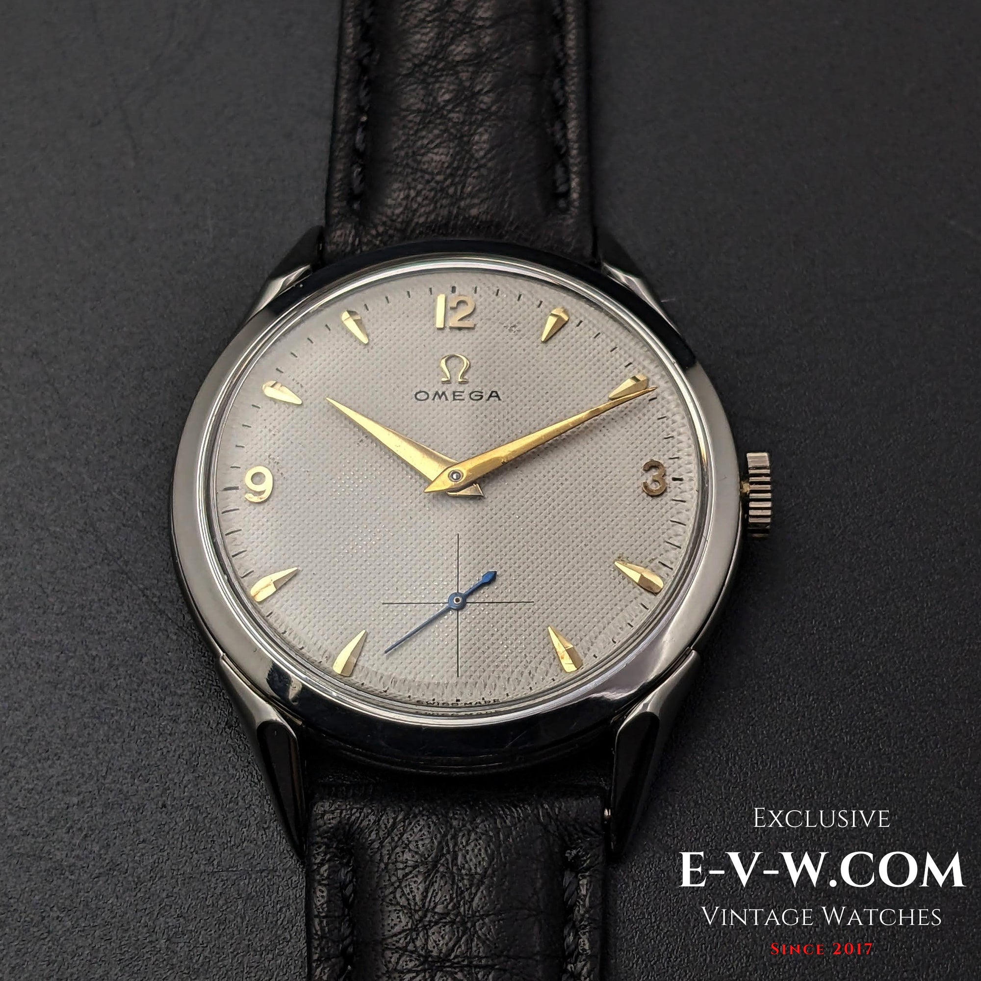 72 Years Old Vintage Omega Guilloche-Honeucomb Dial Ref. 2609 / Cal. 266 / Vintage 1952