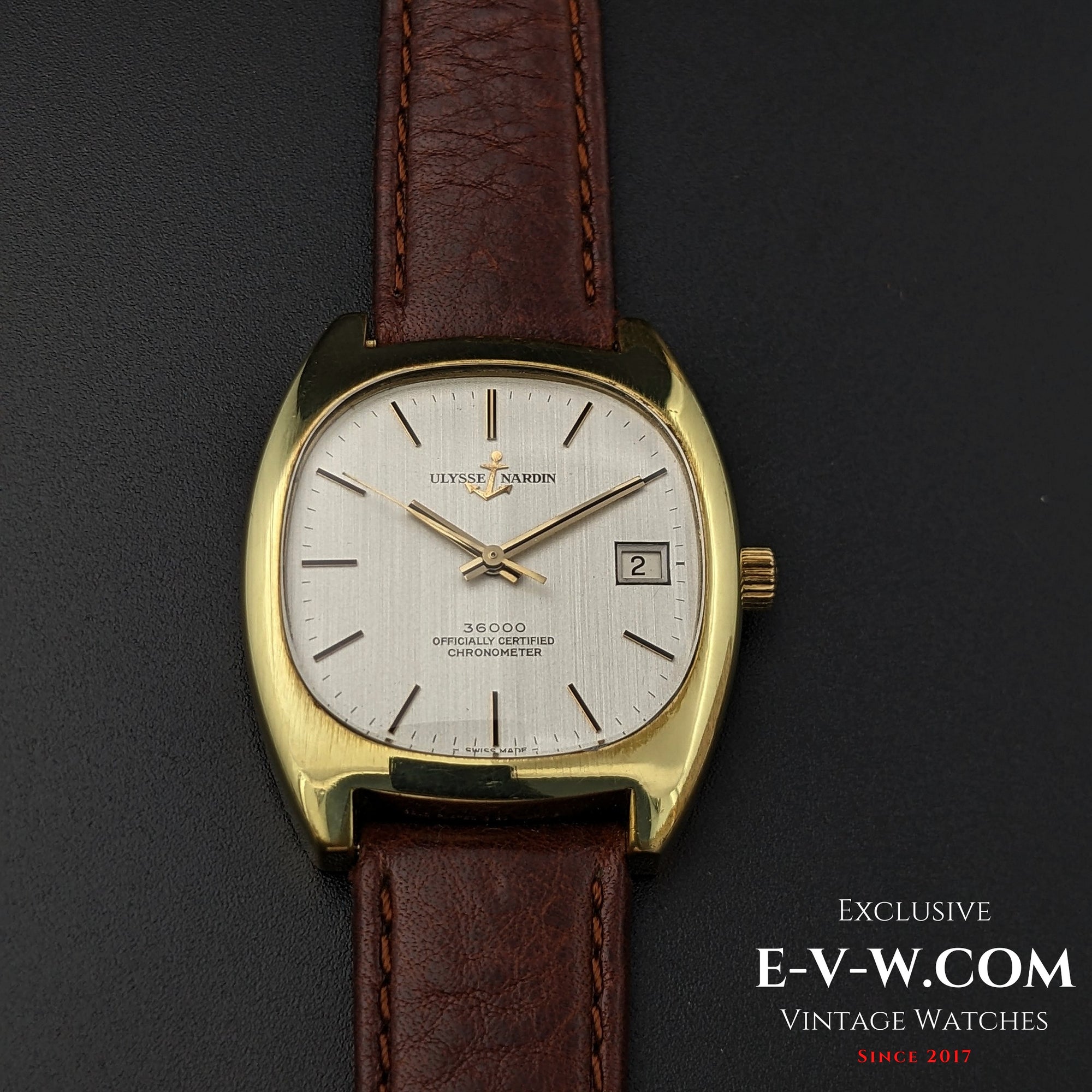 54 Jahre alter Vintage-Chronometer Ulysse Nardin 36000 Automatik, offiziell zertifiziert, Kaliber NB11QU, aus den 1970er Jahren