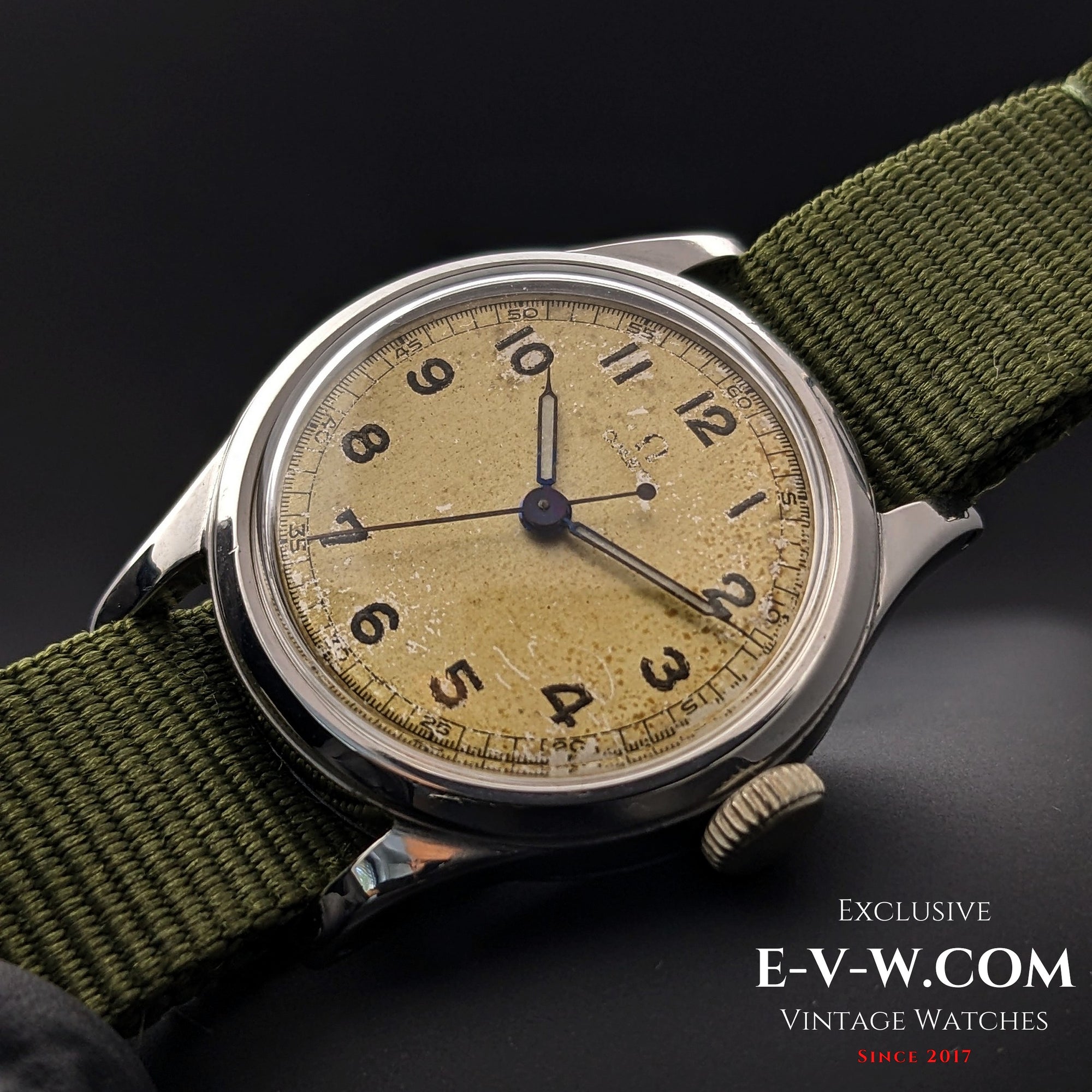 85 Jahre alte Vintage Omega Rare Medicus WWII / Sei Tacche / Cal. 23.4 SC T3 / Jahrgang 1939\