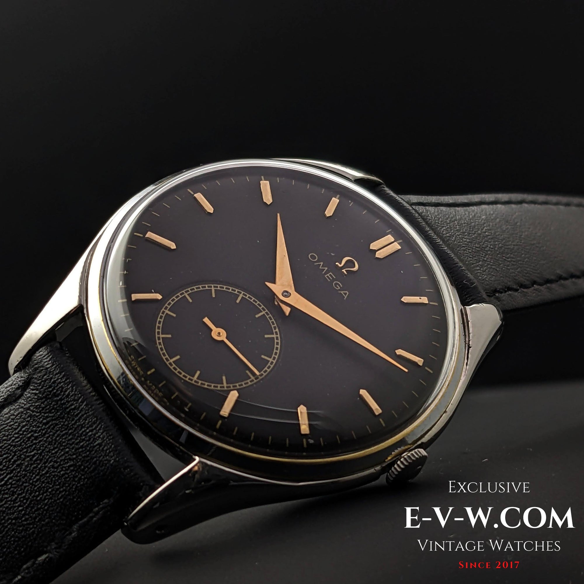 59 Years Old Vintage Omega Jumbo 38,5mm Ref. 2505-11 / Cal. 265 / 30T2 / Vintage 1947