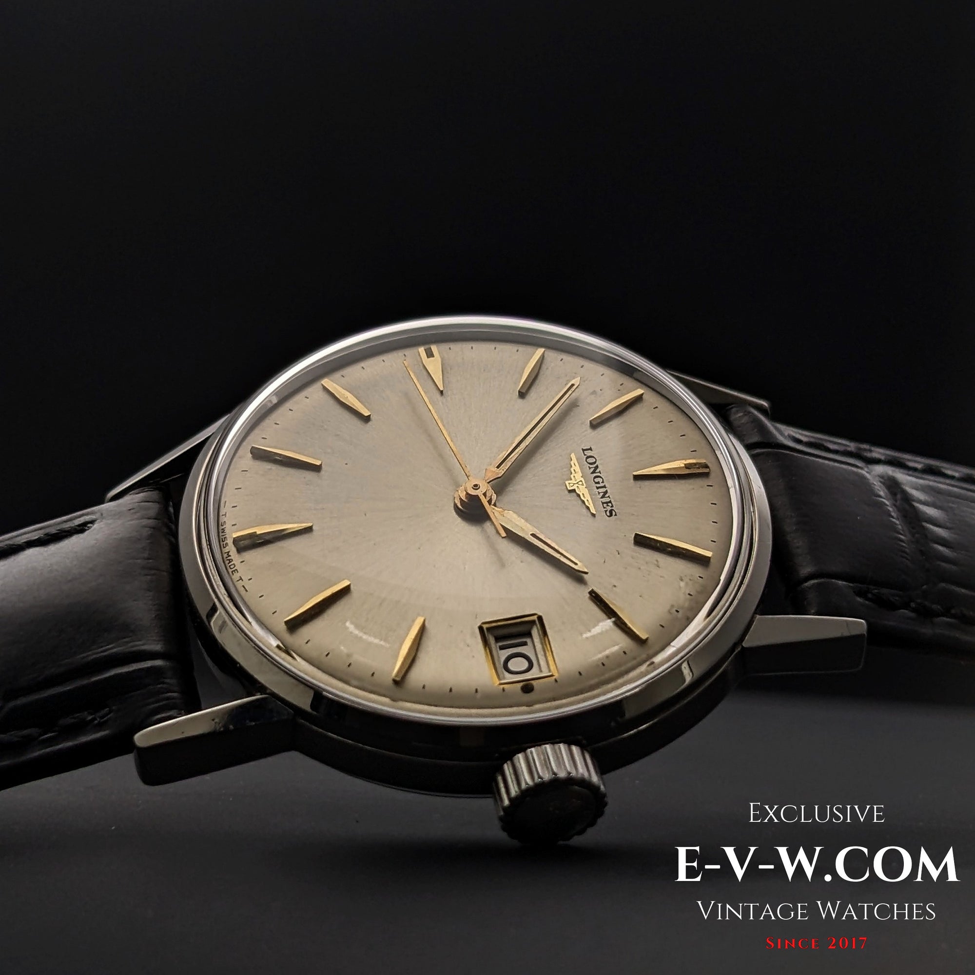 59 Years Old Vintage Longines Sector Dial / Oversize Jumbo 38mm / Ref. 7234 /Cal. 281 / Vintage 1965