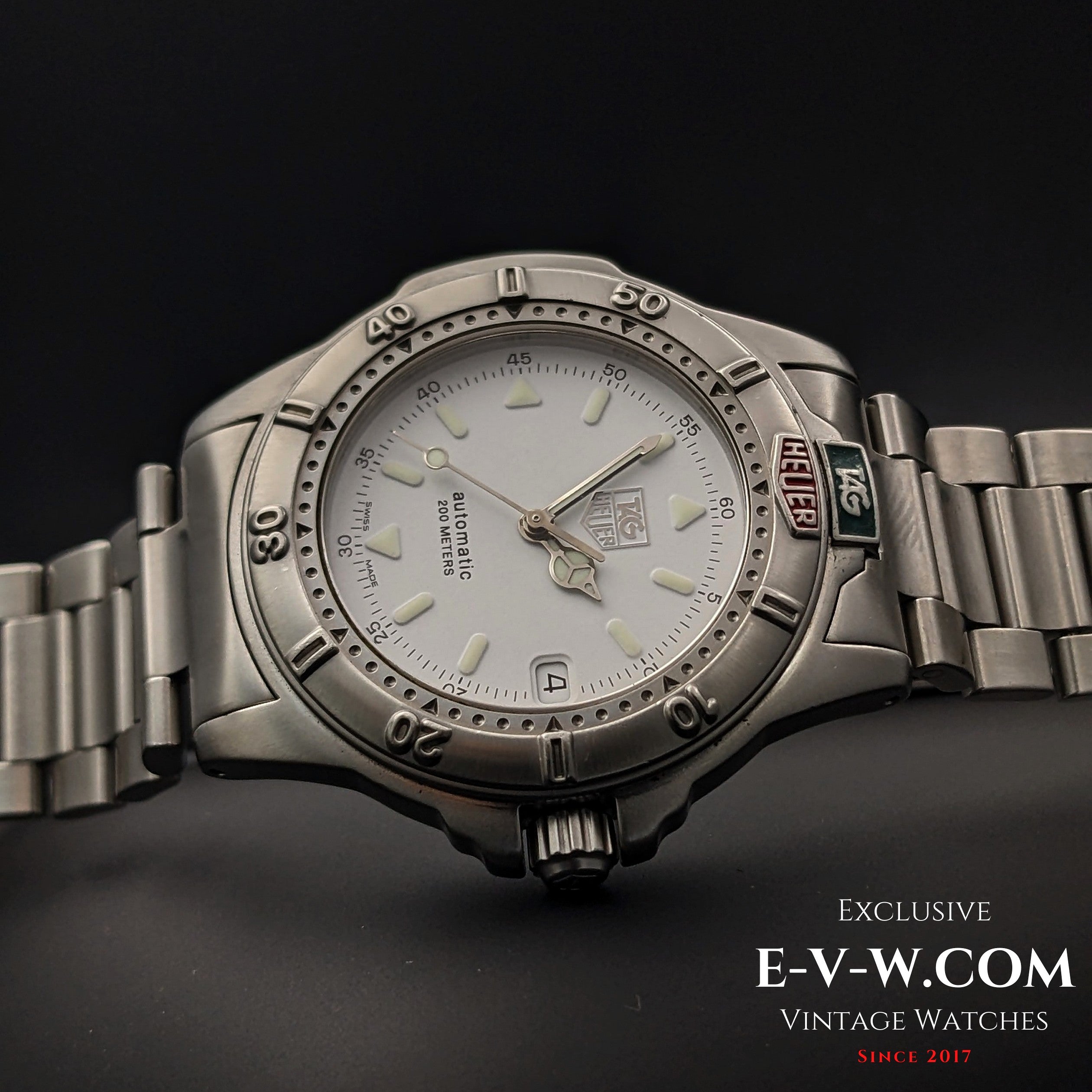 30 Years Old TAG HEUER 4000 Automatic Ref. WF2110 K Cal. 2824 2 Exclusive Vintage Swiss Watches