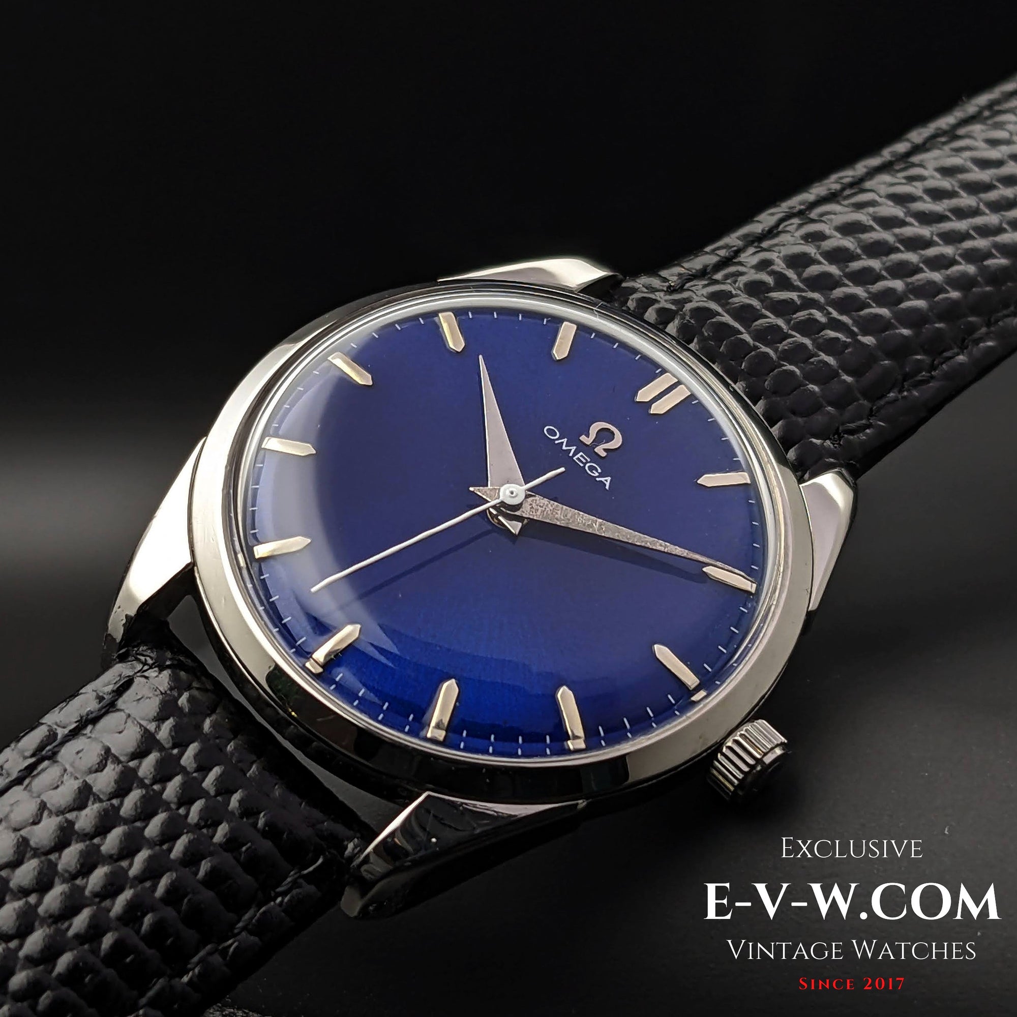 65 Years Old Vintage Omega Blue Ref. 2910-5 SC / Cal. 284 (30T2 family) / Vintage 1958