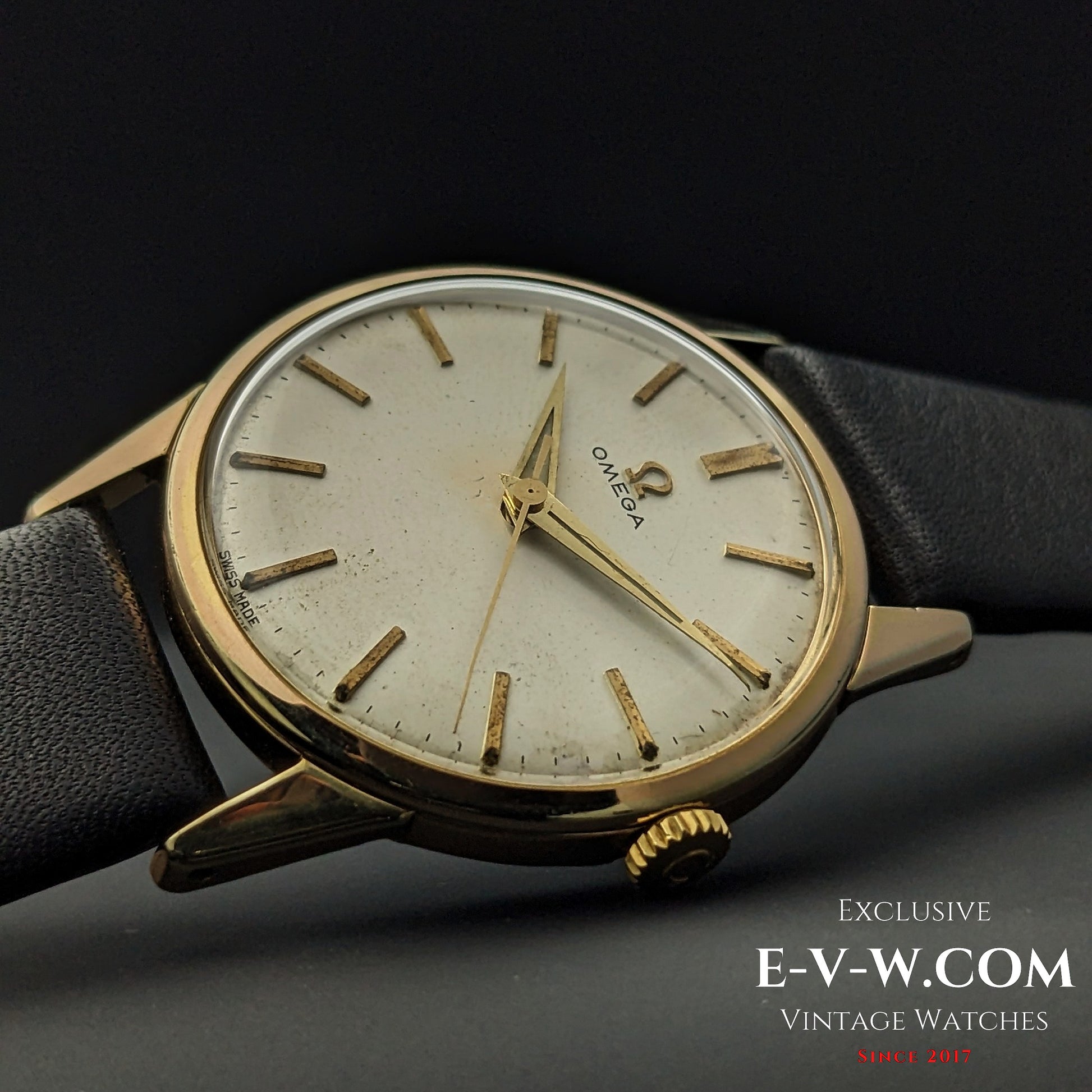 63 Years Old Vintage Omega Gold plated / Ref. 14395 61 SC / Cal. 285 (30T2) / Vintage 1961