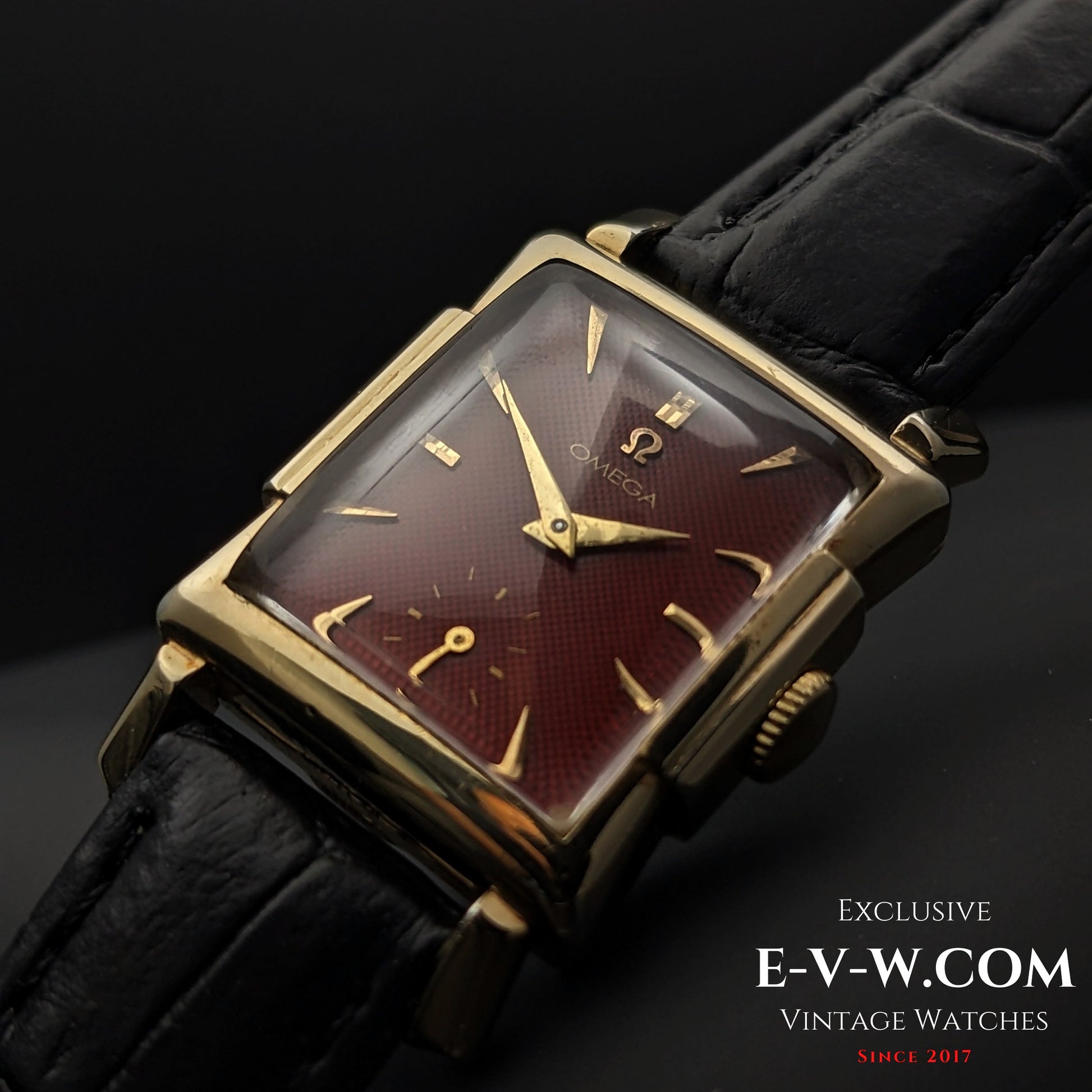 72 Years Old Vintage Rare and Unique Omega Art Deco / Gold filled / Ref. N6263/Cal. 302/Vintage 1952