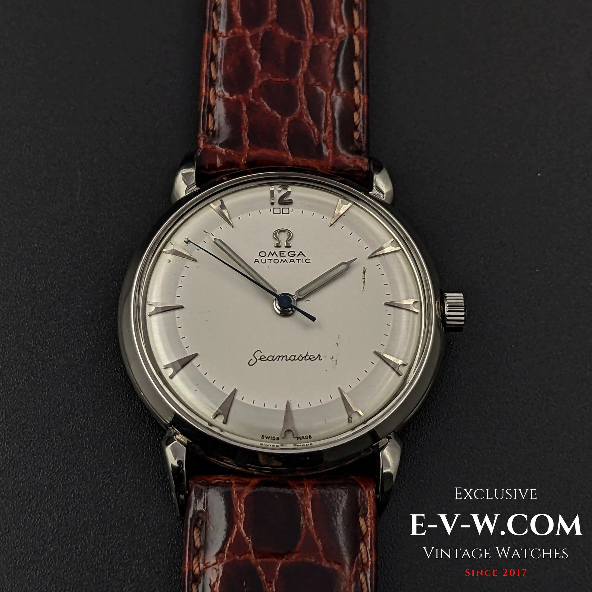 79 rokov staré vintage hodinky Omega Seamaster /Ref. 2445-1 / Cal.350 / Vintage 1944