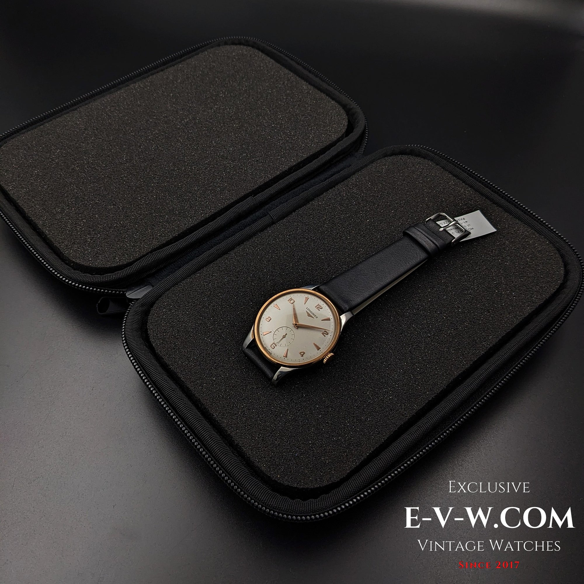 66 Years Old Vintage Longines Calatrava Oversize Jumbo Two Tone Ref. 4914 Cal. 12.68Z  Vintage 1958