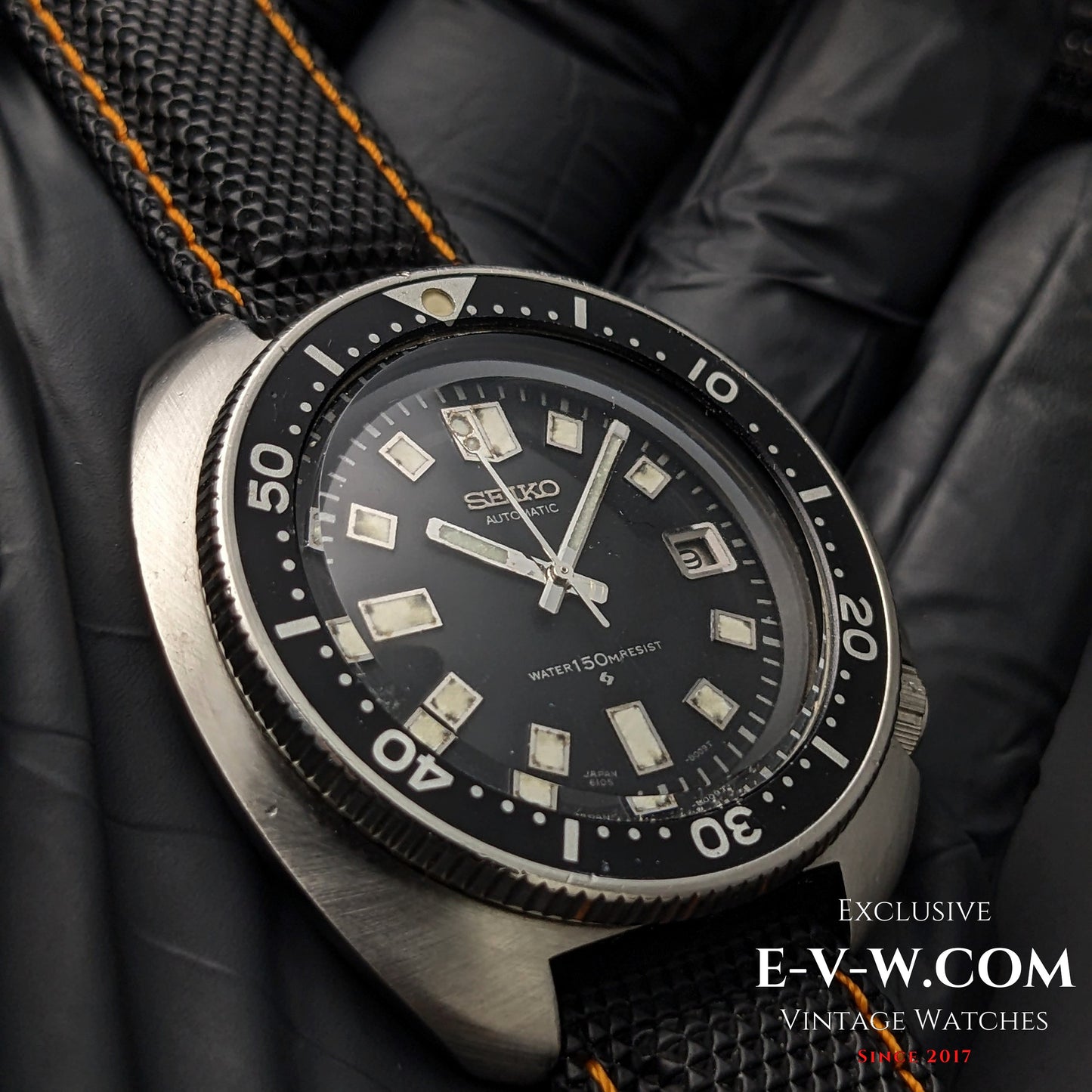 55 Years Old Vintage SEIKO Diver Capitan Willard Automatic Ref. 6105-8110 / Cal. 6105B Vintage 1970
