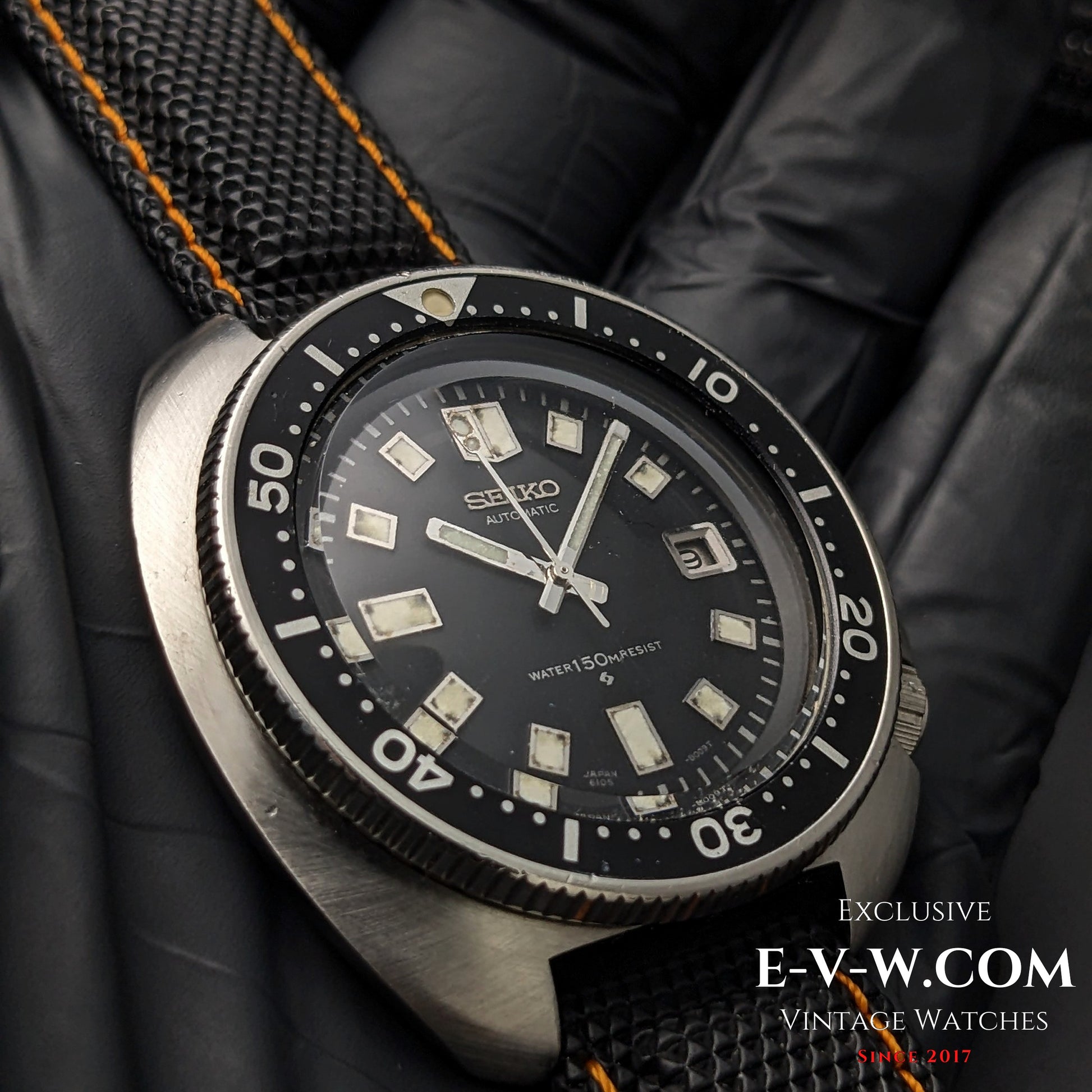 55 Years Old Vintage SEIKO Diver Capitan Willard Automatic Ref. 6105-8110 / Cal. 6105B Vintage 1970