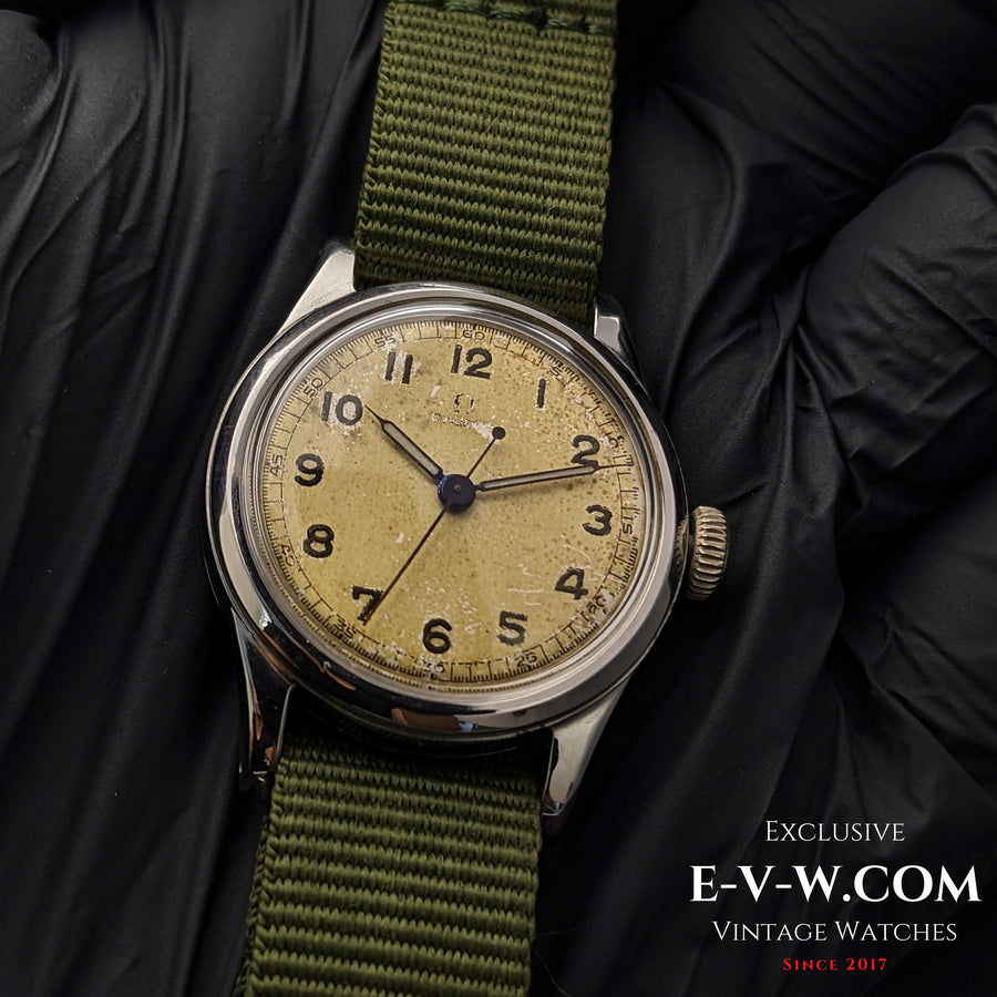 85 Jahre alte Vintage Omega Rare Medicus WWII / Sei Tacche / Cal. 23.4 SC T3 / Jahrgang 1939\