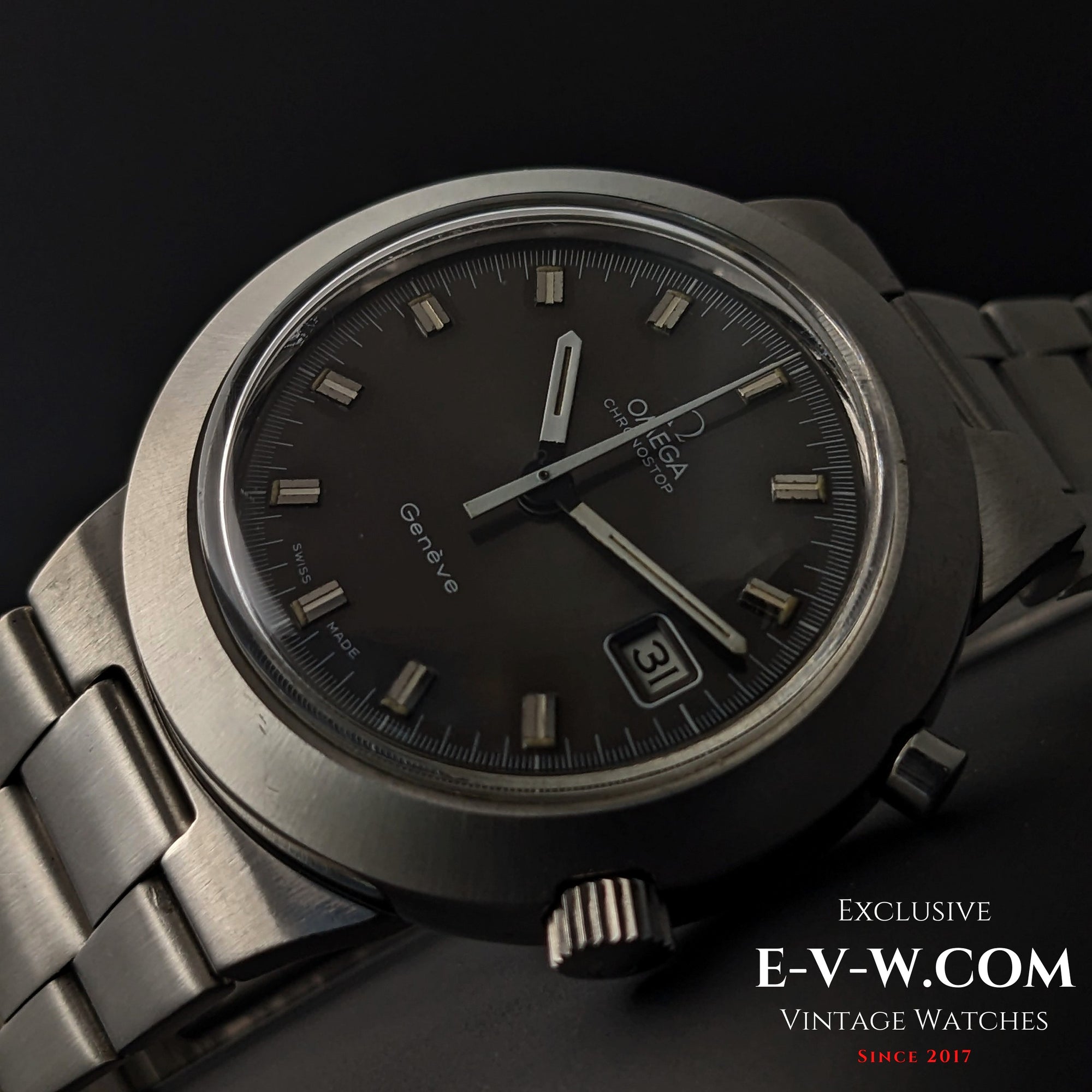 Omega Chronostop UFO vintage de 56 ans / Réf. 146012 / Cal. 920 / Année 1969 / Révisée 