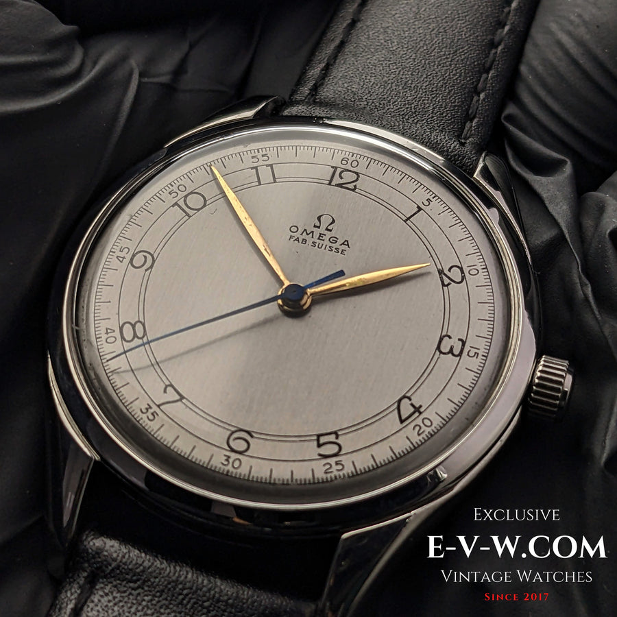 Omega Sector Jumbo Oversize de 38 mm, 77 años, Ref. 2506 1 / Calibre 30T2 SC PC / Vintage 1947
