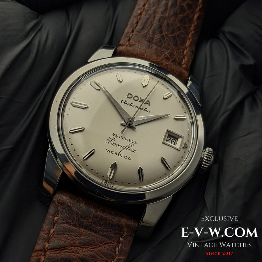 74 rokov stará vintage DOXA Doxaflex Automatic / Cal. 11 1/2 Cal.132 / Vintage 1950 