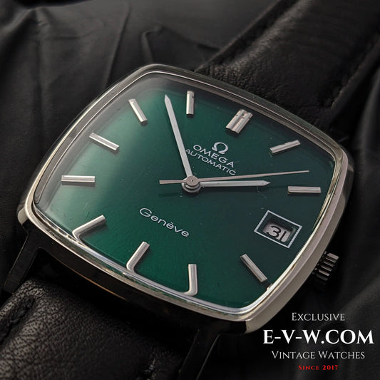 50 Years Old Vintage Omega Automatic / Green Dial Ref. ST1620060 / Cal. 1012 / Vintage 1973