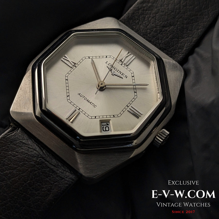 50 Years Old Vintage Longines Automatic / Octagonal / Rare NOS / Ref. 4822 / Cal. 633.1 / Vintage 1975