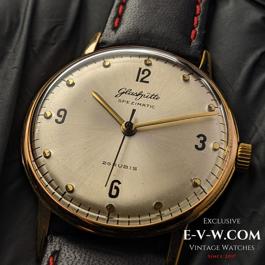 50 Years Old Vintage GUB Glashütte Spezimatic Automatic  / Cal. 74 / Vintage 1970