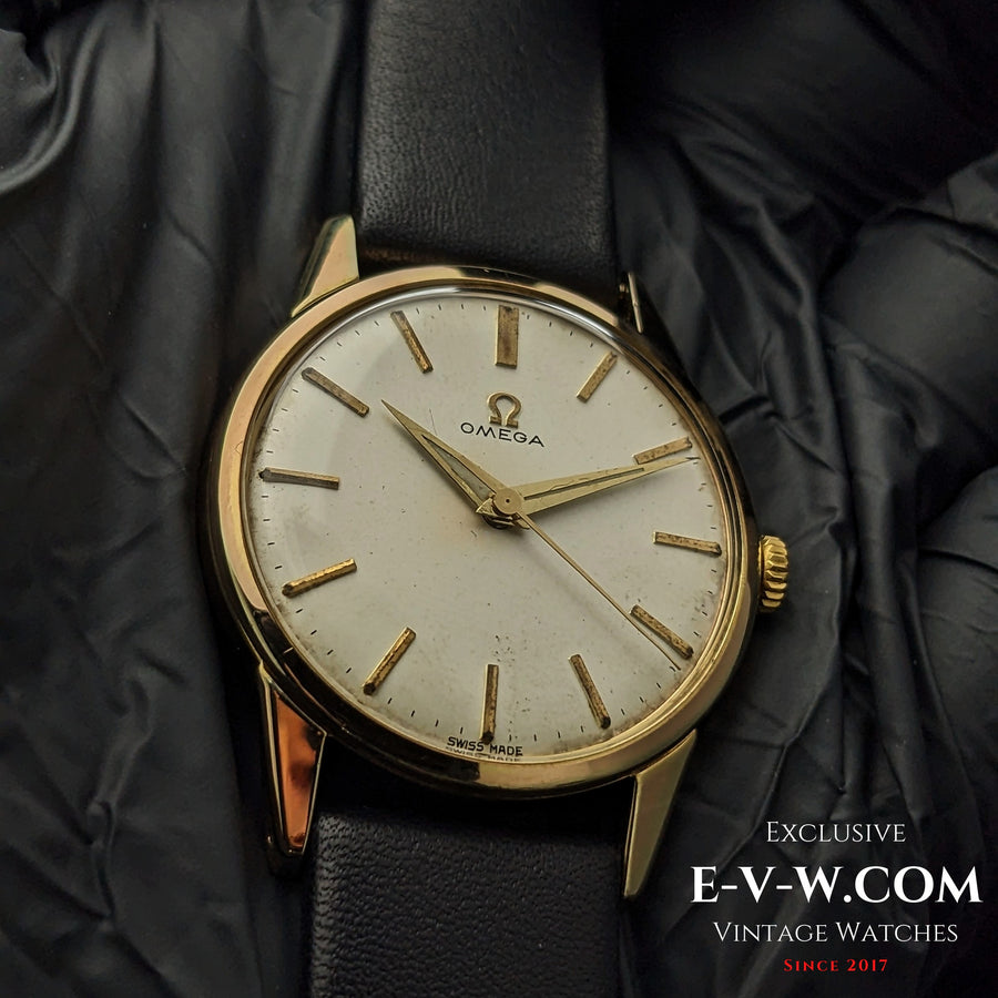 63 Jahre alte Vintage-Omega, vergoldet / Ref. 14395 61 SC / Kal. 285 (30T2) / Vintage 1961