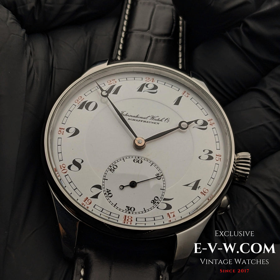 111 Jahre altes antikes IWC Schaffhausen Jumbo / Taschenuhrwerk / Kal. 53 / Antik 1913