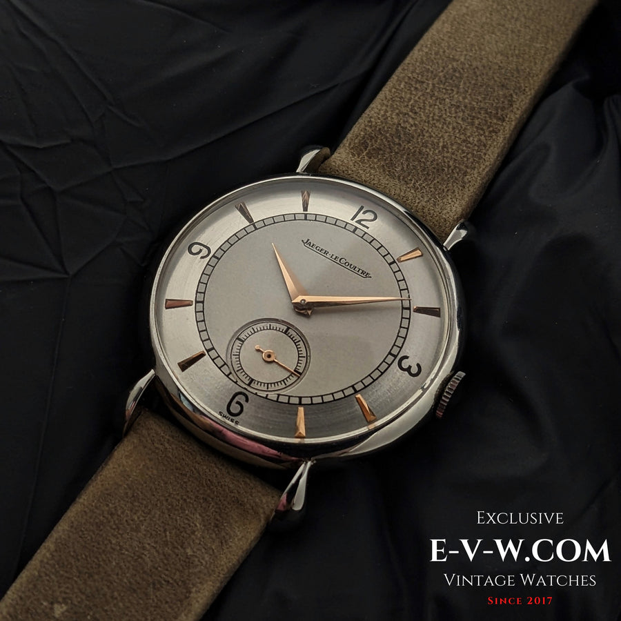 84 Jahre alte Vintage-Jaeger-LeCoultre mit tropfenförmigen Bandanstößen / Kal. 428/2, Baujahr 1940