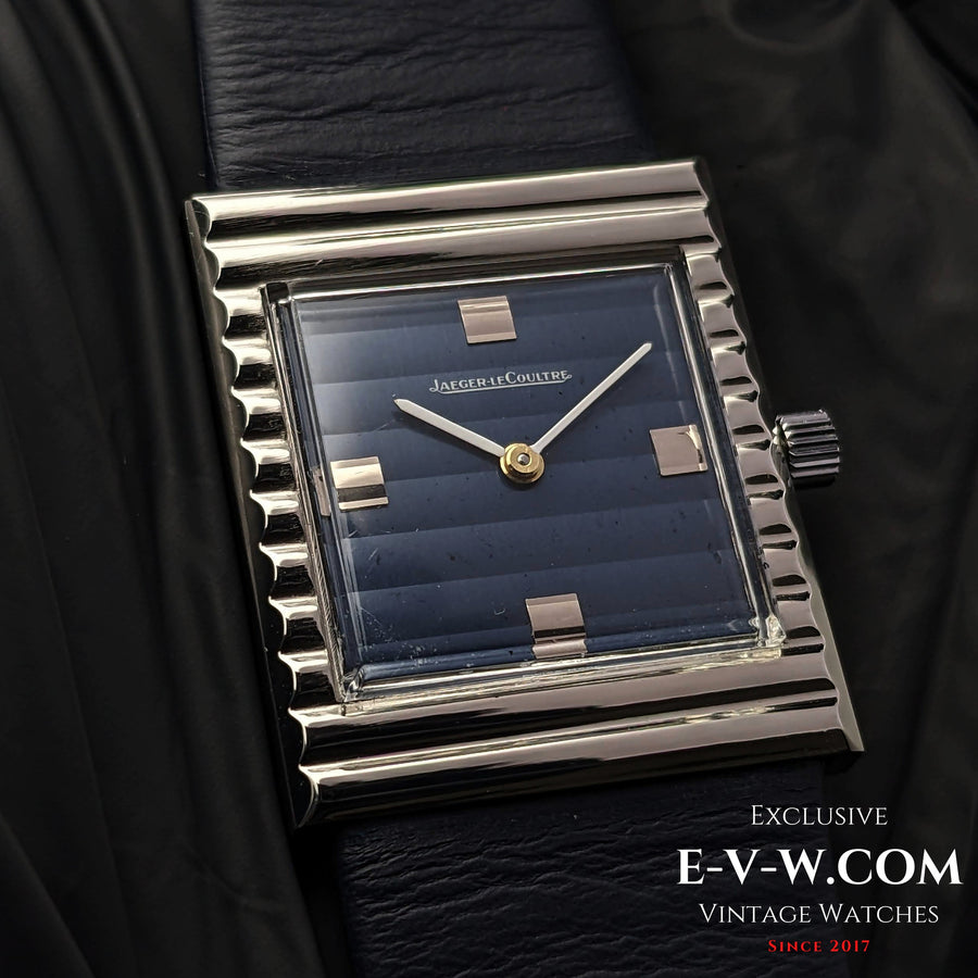 Vintage Jaeger-LeCoultre Square Art Deco / Square / Tank / Cal. K818 with Kif-Flector shock protection / Vintage 1960s