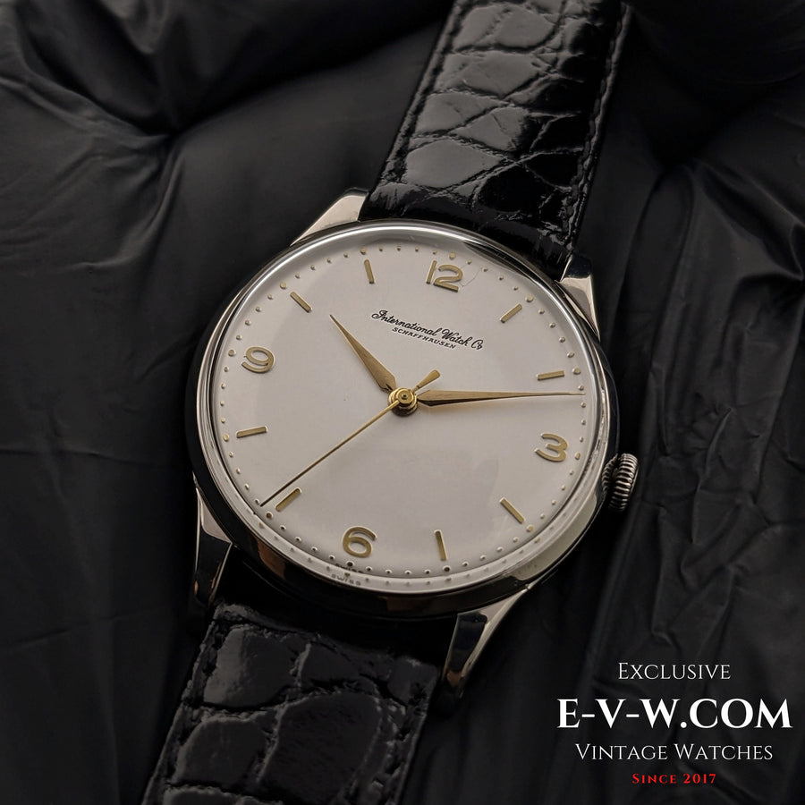 Montre IWC Schaffhausen Classic années 50, millésime 1954, année de 70 ans / Cal. 89