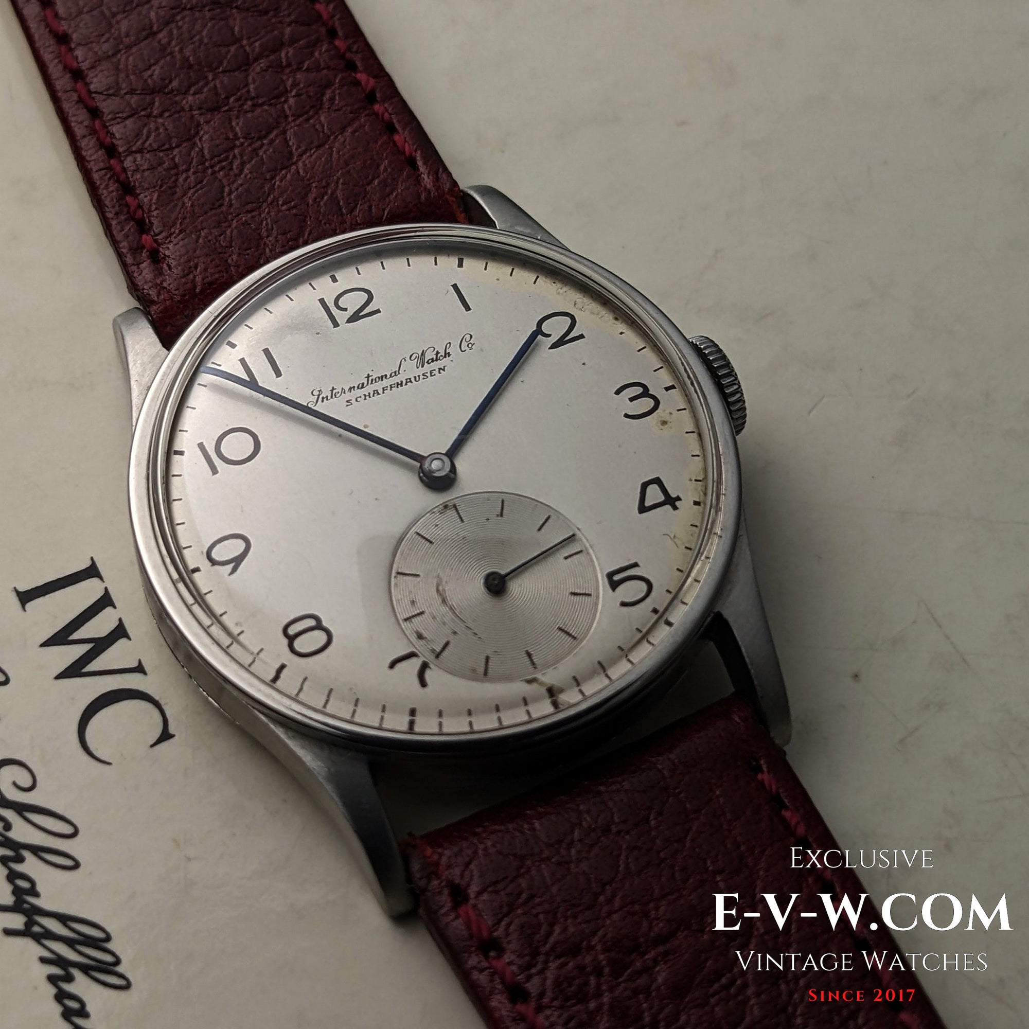 Reloj de vestir IWC Schaffhausen vintage de 87 años | Calibre 83 | Vintage 1938 / Revisado