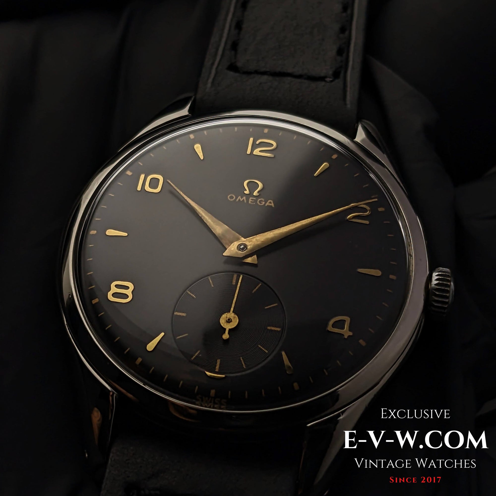 76 Years Old Vintage Omega Jumbo 38mm  Ref. 2505-5 / Cal.265 (30T2 1947Family) / Vintage