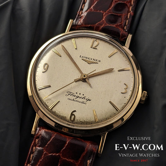 63 Years Old Vintage Longines Flagship Automatic / Cal. 340 / Vintage 1961