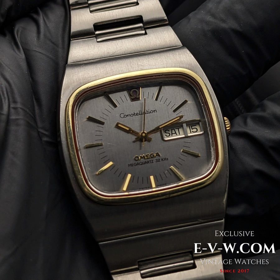 50年老鑑歐米茄星座MEGAQUARTZ 32 KHz / 型號 196.0019 / 機芯1310 / 1975年款