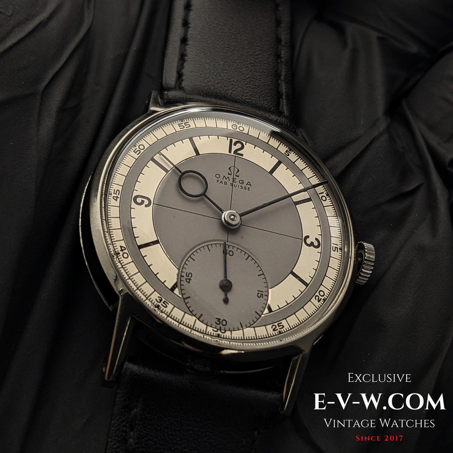72 Jahre alte Vintage Omega Sector / Seltene Pontifex-Zeiger / Kal. 266 (30T2) / Vintage 1952 