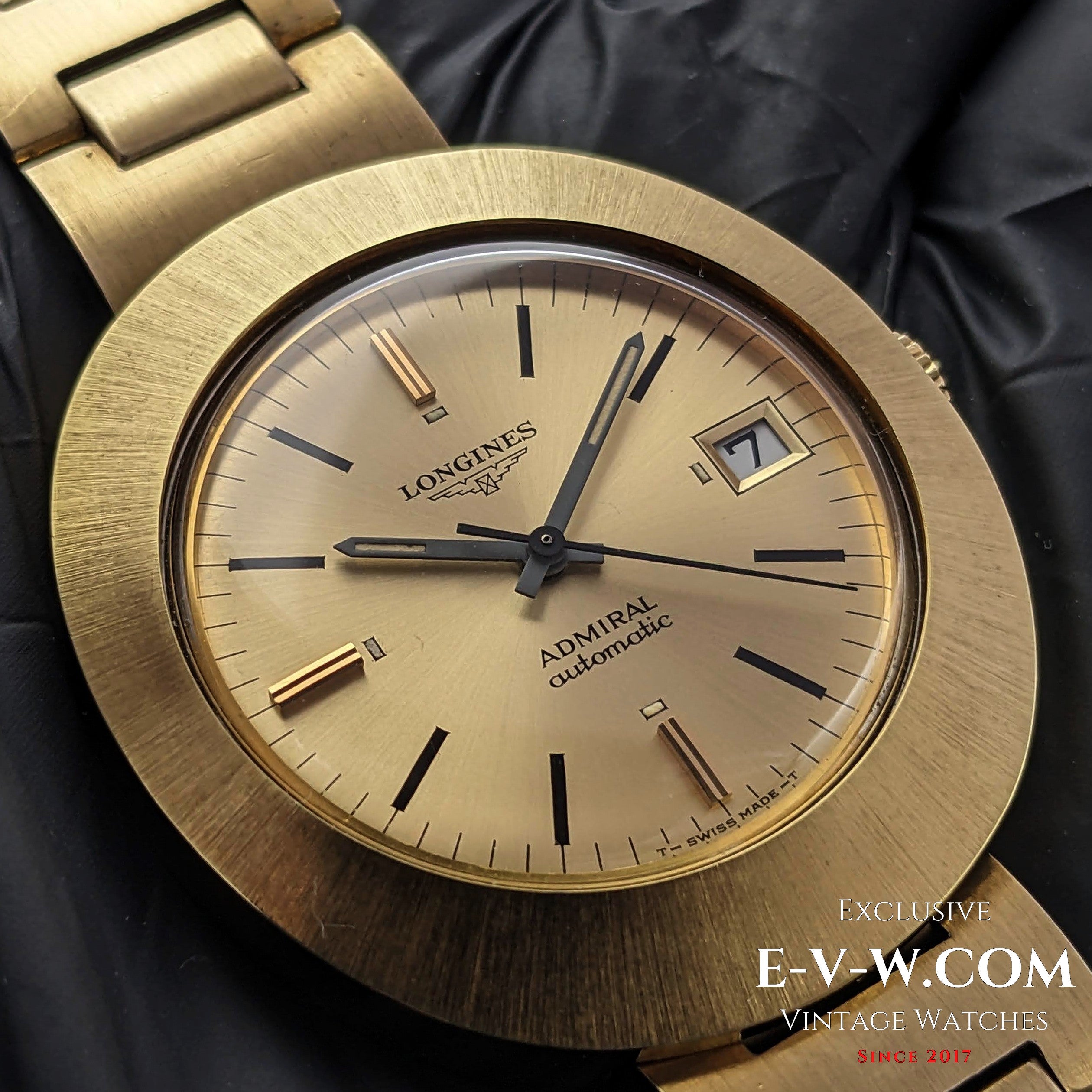 50 Years Old Vintage Longines Admiral 5 Stars UFO DISCO Cal. 431 Exclusive Vintage Swiss Watches