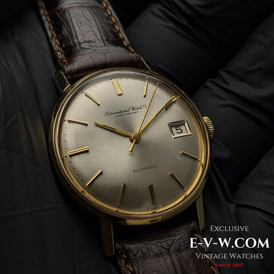 61 Years Old Vintage IWC Schaffhausen Automatic 14k Gold / Ref. 807A / Cal. 8541 / Vintage 1964