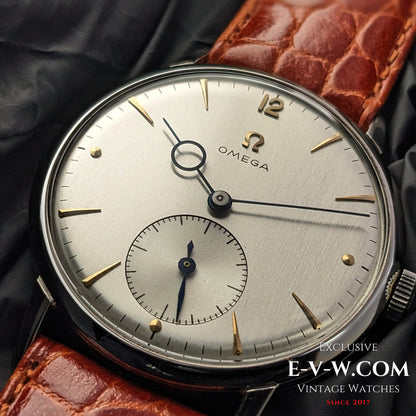 76 Years Old Vintage Omega Very Rare Pontifex Hands / Jumbo Oversize /Ref. 2272-9 / Cal. 30T2PC / Vintage 1947