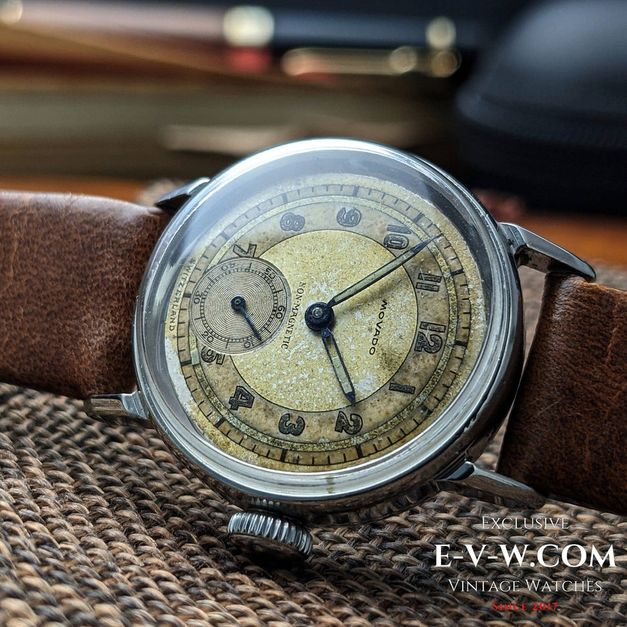 83 anni — Movado — Seconda guerra mondiale — Cal 150MN — Vintage 1942 — Revisionato