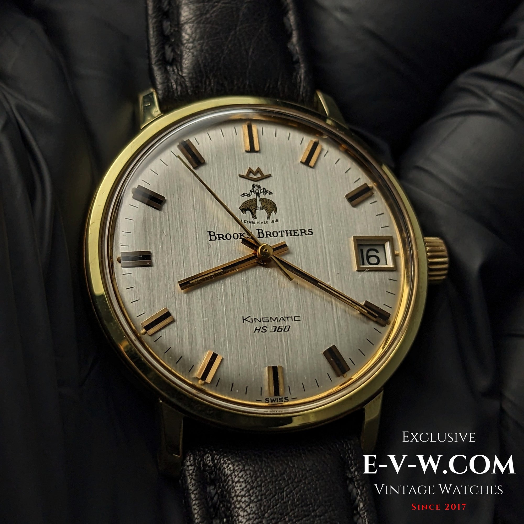 Montre Movado Brooks Brothers Kingmatic HS360 High-Beat des années 70 | Cal. 408 | Année 1970 | Révisée