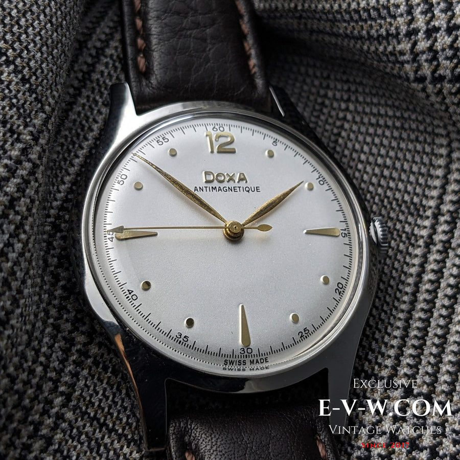 Jaren 1950 — Doxa Antimagnetique Jumbo 38mm | Kaliber 1147 | Vintage | Onderhouden