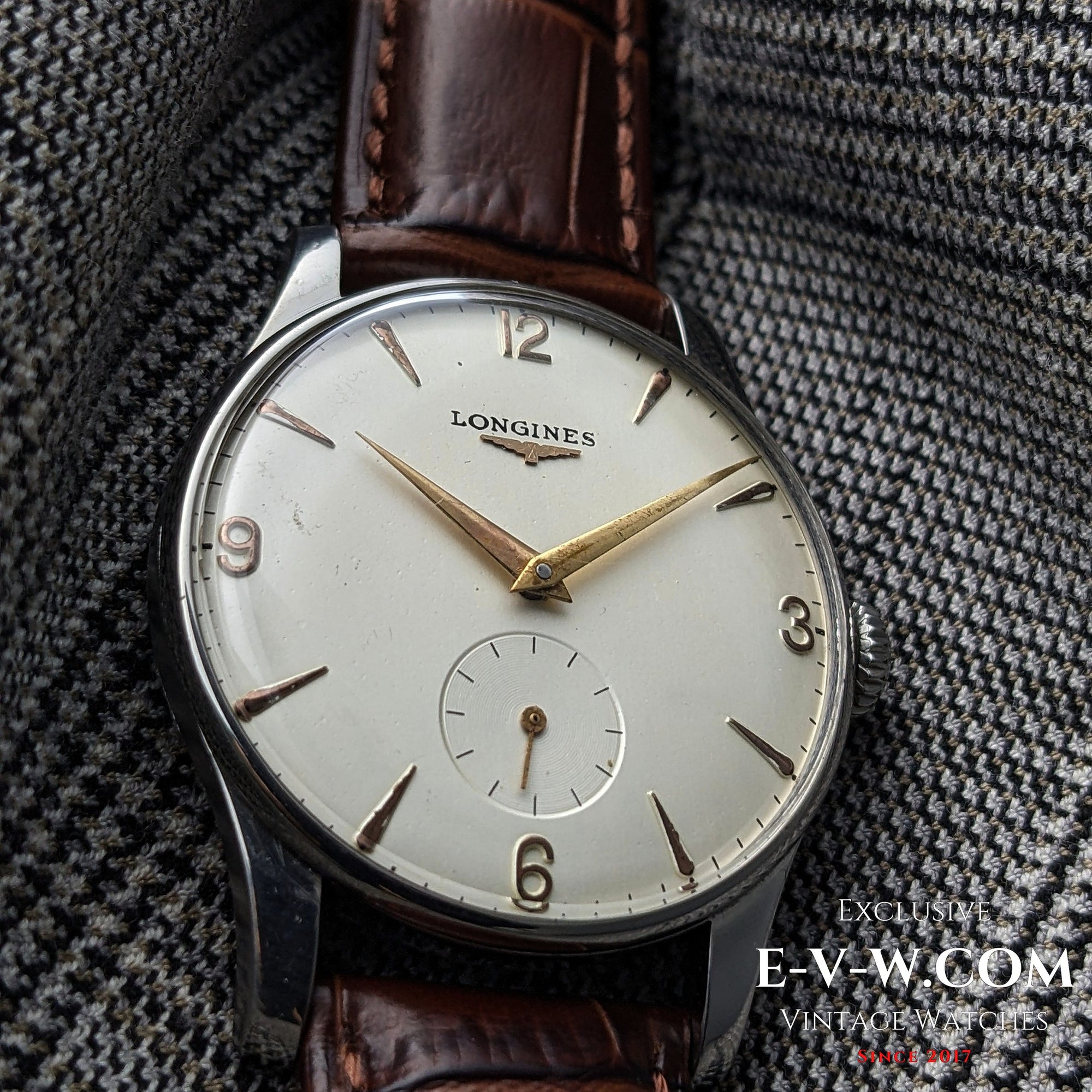 68 Jahre alte LONGINES Calatrava – Ref. 5356-35 – Kal. 12.68Z – Baujahr 1957 – gewartet