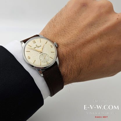 RARE 1950s Zenith Sporto | Cal. 40 | Rare Patented Transparent Dust Cover| Serviced