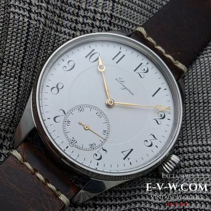 117 Years Old Antique Longines Conversion (1908) | Enamel Dial | Serviced