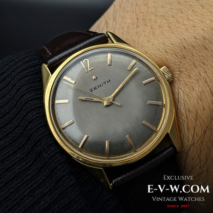 61 Years Old Vintage Zenith Classic / Gold plated / Cal. 2532 / Vintage 1964