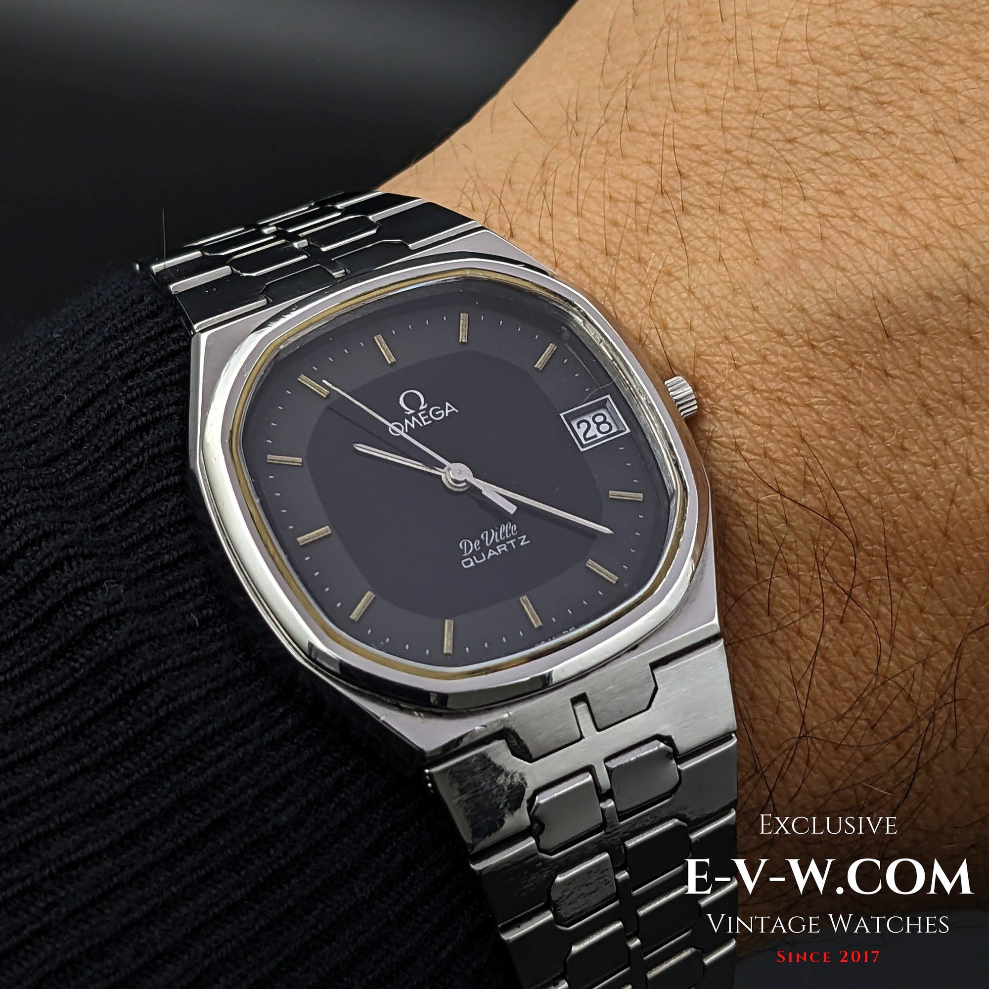 Omega DeVille Quartz / Two-tone dial / Cal. 1332 / Vintage 1979