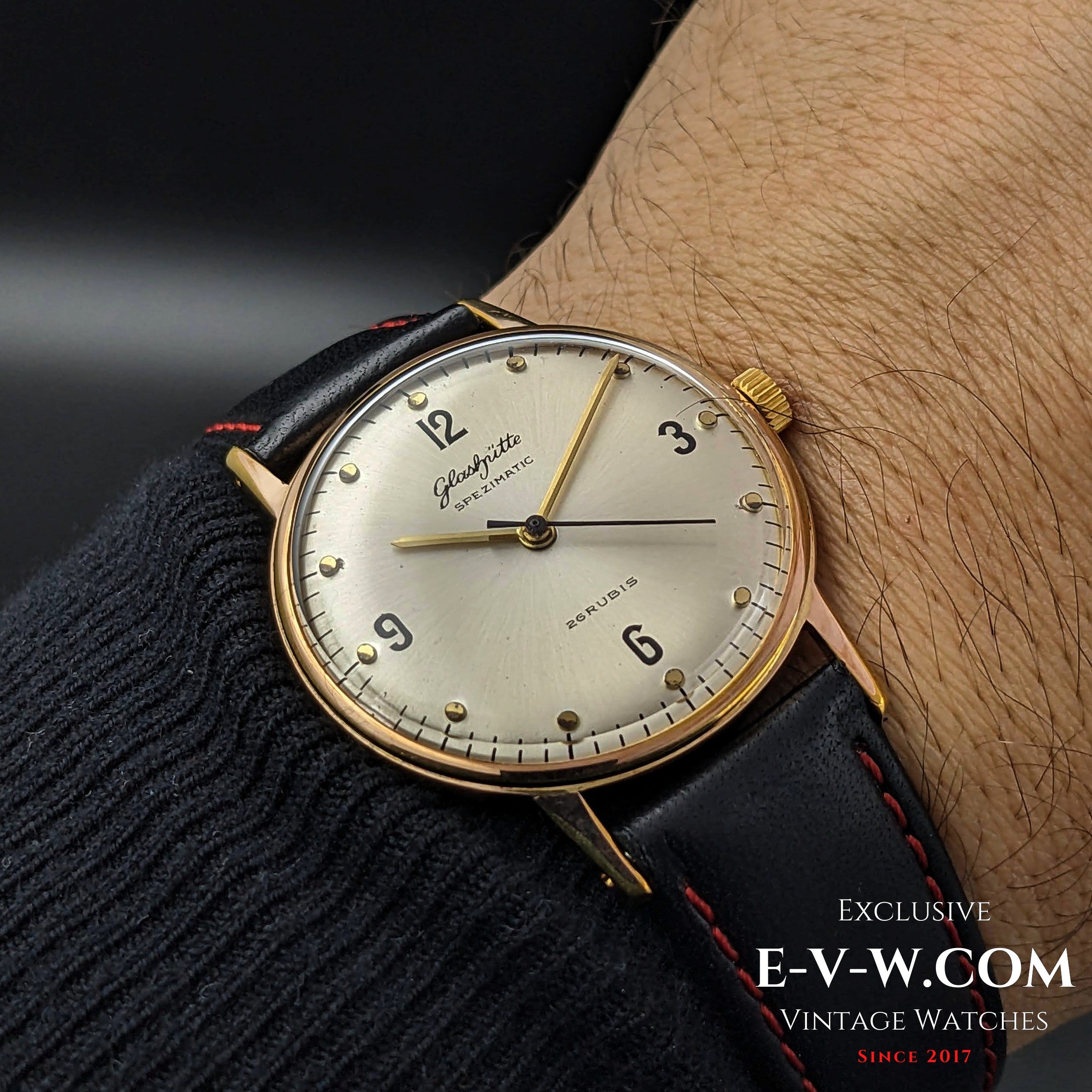 50 Years Old Vintage GUB Glashutte Spezimatic Automatic Cal. 74 Vi Exclusive Vintage Swiss Watches