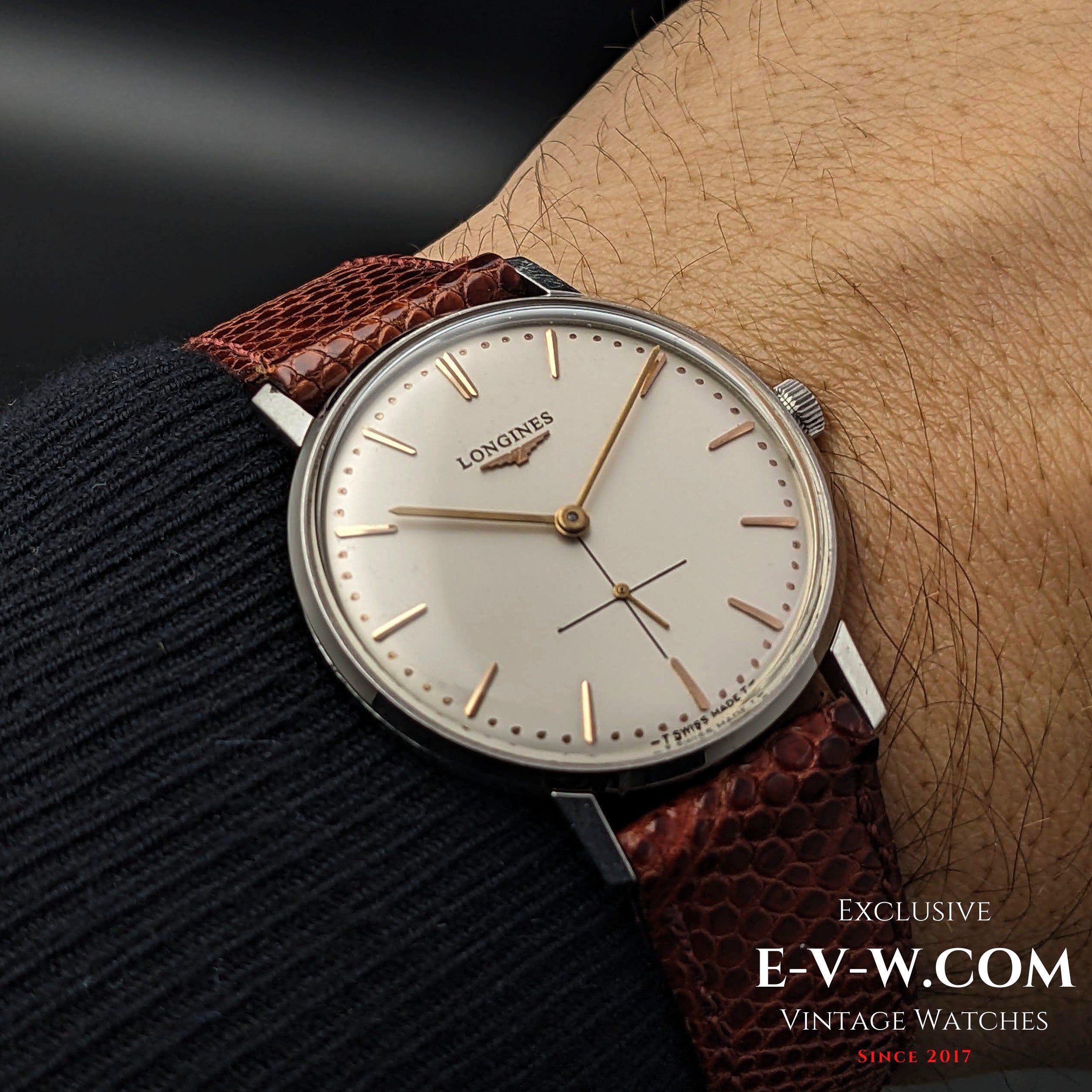 64 Years Old Vintage Longines Classic Calatrava Ref. 7583 1 Cal