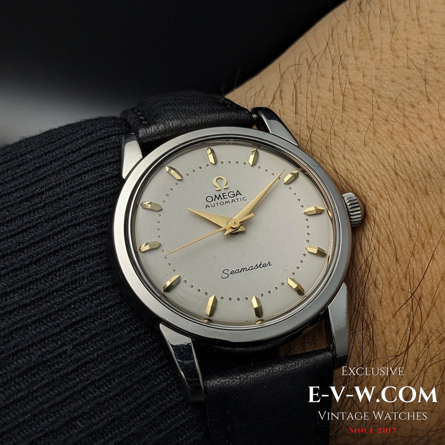 71 Years Old Vintage Omega Seamaster AUTOMATIC / Ref. 2846-1SC / Cal. 501 / Vintage 1954